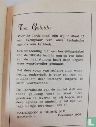 Technische agenda 1951 - Image 3