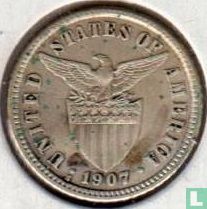 Philippines 10 centavos 1907 (S) - Image 1