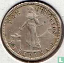 Philippines 10 centavos 1907 (S) - Image 2