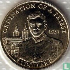 Liberia 1 dollar 2005 "Nomination of Pope Benedict XVI - Ordination of a Priest" - Image 2