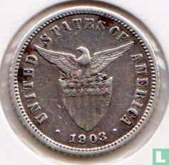 Philippines 10 centavos 1903 (sans S) - Image 1