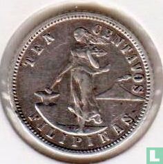 Philippines 10 centavos 1903 (sans S) - Image 2