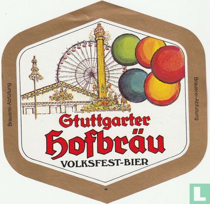 Stuttgarter Hofbräu Volksfest-Bier