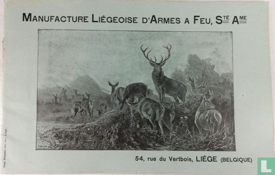Manufacture Liégeoise d'Armes a Feu Societe Anonyme Liége Belgique  - Afbeelding 1