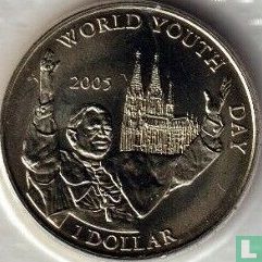 Liberia 1 dollar 2005 "20th World Youth Day in Cologne" - Afbeelding 1