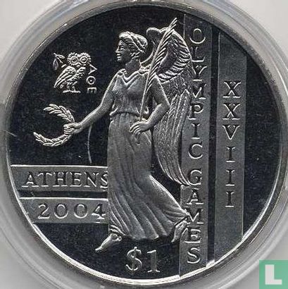 Sierra Leone 10 dollars 2003 (BE) "2004 Summer Olympics in Athens - Victory goddess Nike" - Image 2