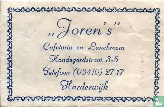 "Joren's" Cafetaria en Lunchroom - Afbeelding 1