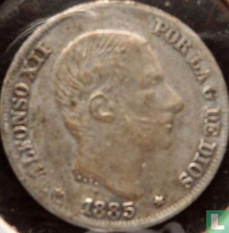 Philippines 10 centimos 1885 - Image 1