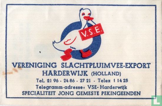V.S.E. Vereniging Slachtpluimvee Export - Afbeelding 1