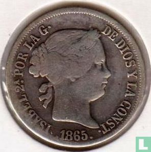 Filipijnen 20 centimos 1865 - Afbeelding 1