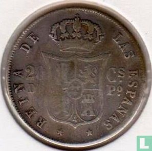 Filipijnen 20 centimos 1865 - Afbeelding 2