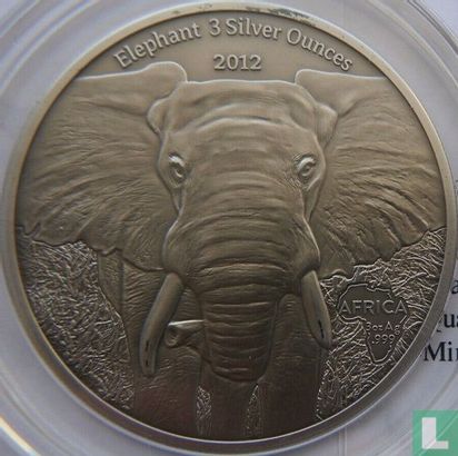 Gabon 2000 francs 2012 "Elephant" - Afbeelding 1
