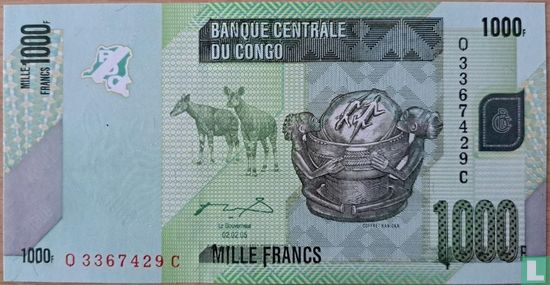 Congo 1000 Francs - Afbeelding 1