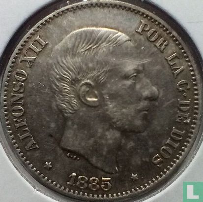 Philippines 50 centimos 1885 - Image 1