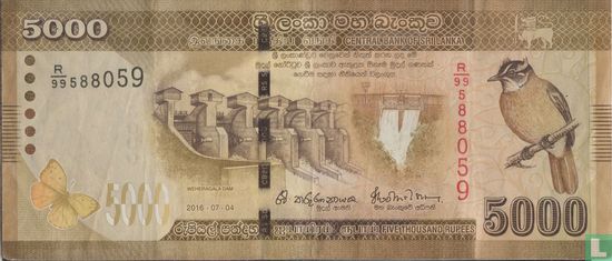Sri Lanka 5000 Rupien - Bild 1