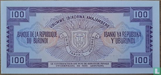 Burundi 100 Francs - Image 2