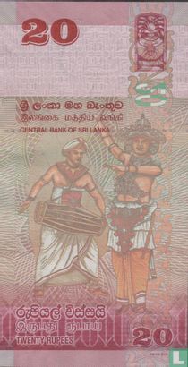 Sri Lanka 20 Rupees - Afbeelding 2