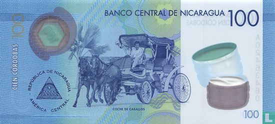 Nicaragua 100 Cordobas  - Image 2