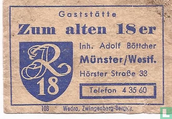 Alten 18er - Gaststätte Zum - Adolf Böttcher