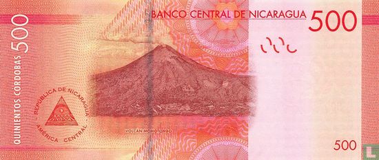 Nicaragua 500 Cordobas  - Image 2