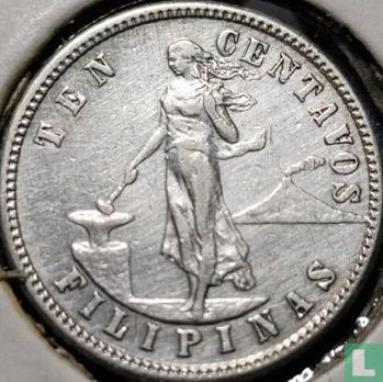 Philippinen 10 Centavo 1904 (S) - Bild 2