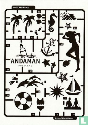 007 - Andaman - Postcard media & Card design Service - Afbeelding 1