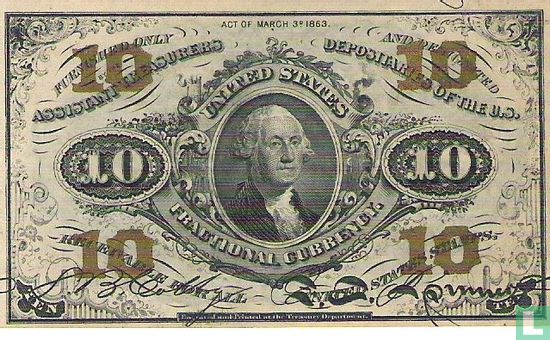 États-Unis d'Amérique 10 Cents - Image 1