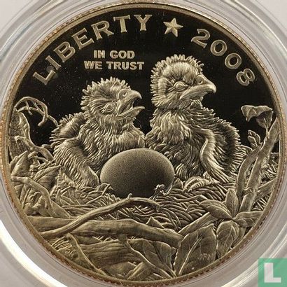 United States ½ dollar 2008 (PROOF) "Bald eagle" - Image 1