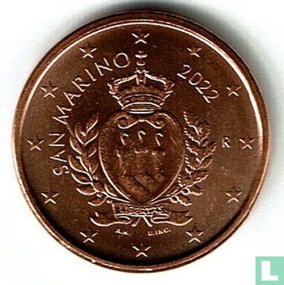 San Marino 1 cent 2022 - Image 1