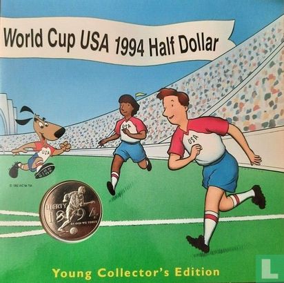 Vereinigte Staaten ½ Dollar 1994 (Folder) "Football World Cup in United States" - Bild 1