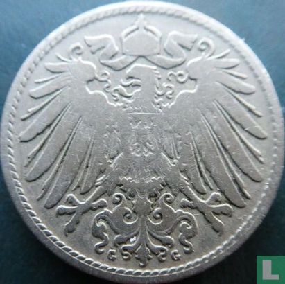 Empire allemand 10 pfennig 1891 (G) - Image 2