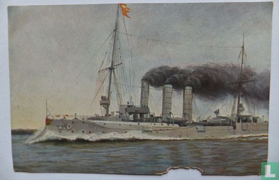 Duitsche Marinekruiser "Hamburg".1903 - Bild 1