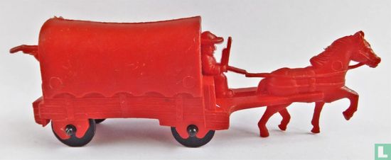 wagon couvert (rouge) - Image 1
