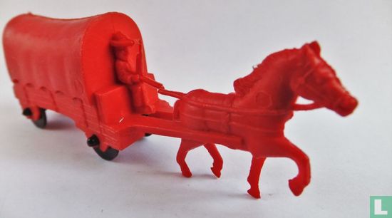 wagon couvert (rouge) - Image 3