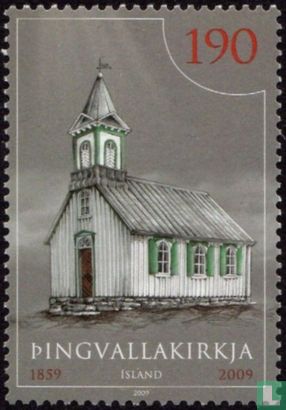 150 jaar kerk van Þingvellir