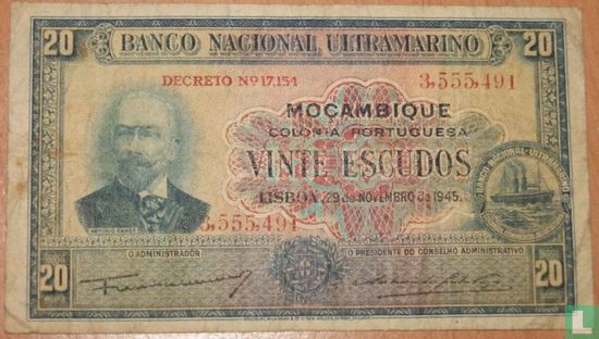 Mozambique 20 Escudos - Image 1