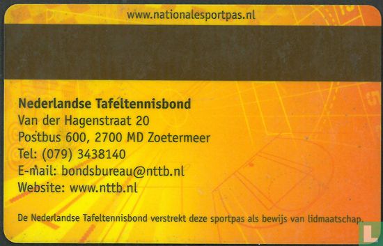 Nationale sportpas NTTB - Image 2