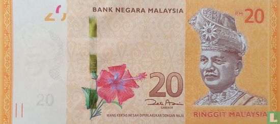 Malaysia 20 Ringgit (Zeti Aziz) - Bild 1