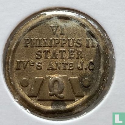 België - Quick - VI Stater van Philippus II IVe eeuw v.Chr, - Afbeelding 2