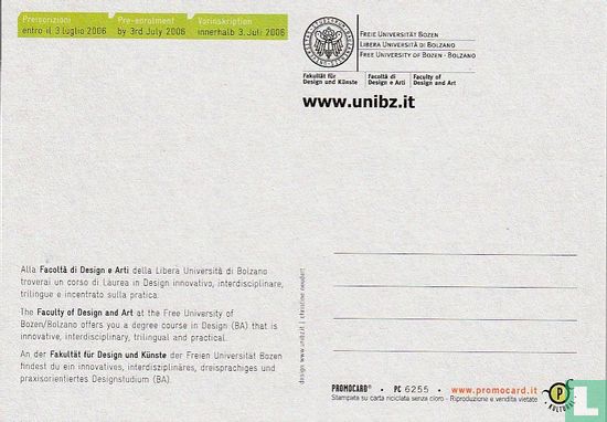 06255 - Libera Università Di Bolzano - Afbeelding 2