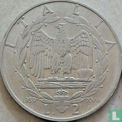 Italien 2 Lire 1939 (magnetisch - XVII) - Bild 1