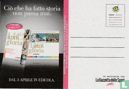 06226 - La Gazetta dello Sport - 110 anni di gloria - Afbeelding 2