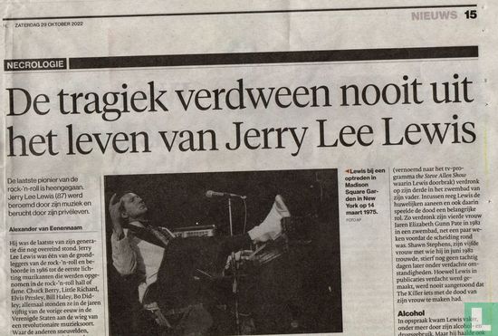 Jerry Lee Lewis (87) overleden - Afbeelding 1