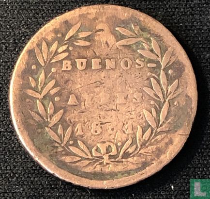 Buenos Aires 5/10 real 1831 - Image 1