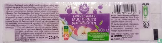 Carrefour classic saveur multi fruits 20cl