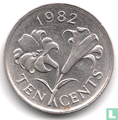 Bermuda 10 Cent 1982 - Bild 1