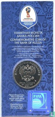 Russia 25 rubles 2018 (folder) "Football World Cup in Russia - Mascot" - Image 2