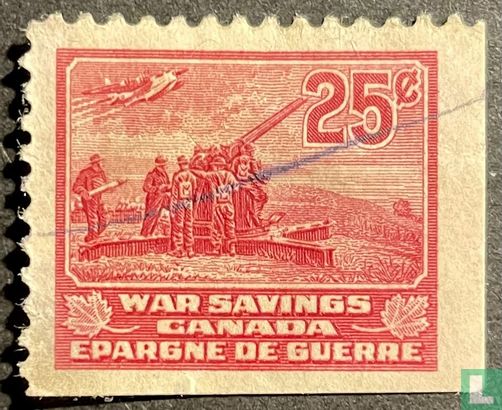 Canada war savings stamp FWS14 ($0.25)