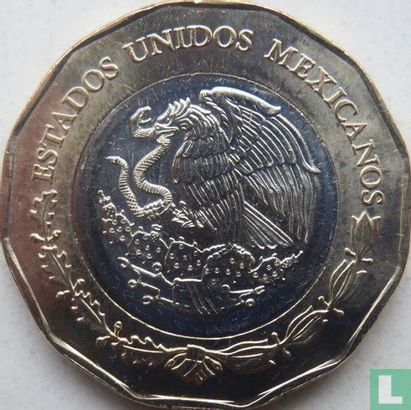 Mexico 20 pesos 2021 "Bicentenary of the Mexican Navy" - Afbeelding 2