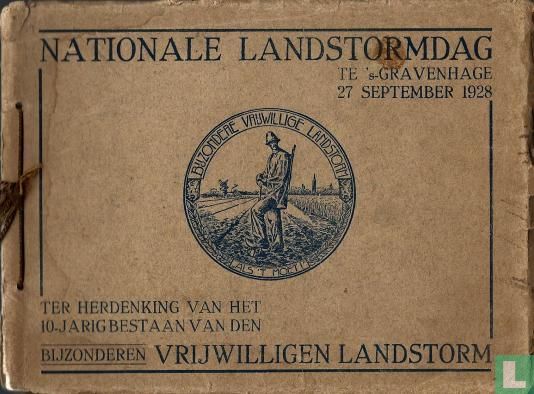 Nationale Landstormdag te 's Gravenhage 27 September 1928  - Afbeelding 1
